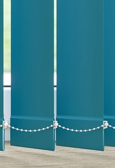 Trinity (FR Blackout), Kingfisher - Vertical Blind Slats